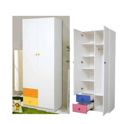 Шкаф 2-х дверный ''Радуга'' комбинированный